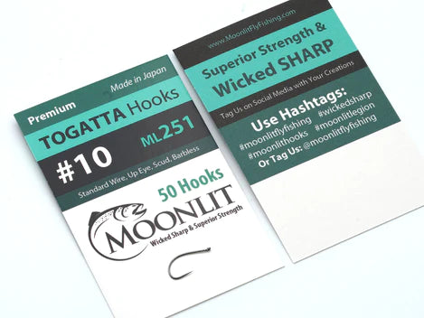 Moonlit TOGATTA ML251 Premium Barbless Hook