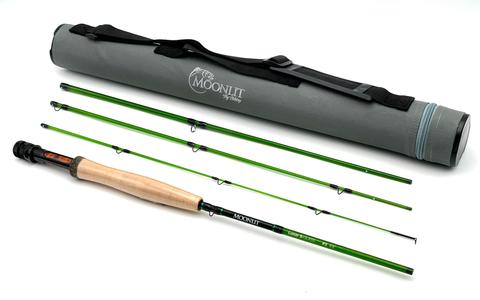 2wt Moonlit Lunar S-GLASS Fiberglass Fly Rod w/case (new model)
