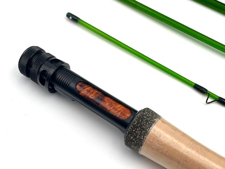 2wt Moonlit Lunar S-GLASS Fiberglass Fly Rod w/case (new model)