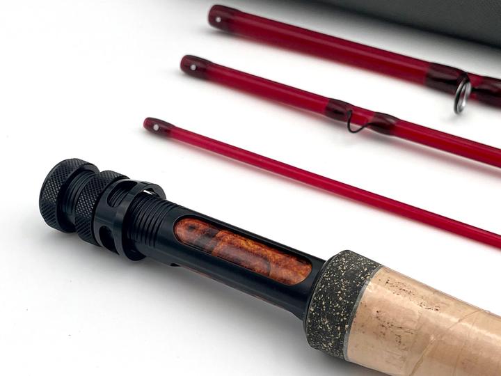 4wt Moonlit Lunar S-GLASS Fiberglass Fly Rod w/case (new model)