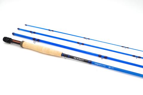 5wt Moonlit Lunar S-GLASS Fiberglass Fly Rod w/case (new model)