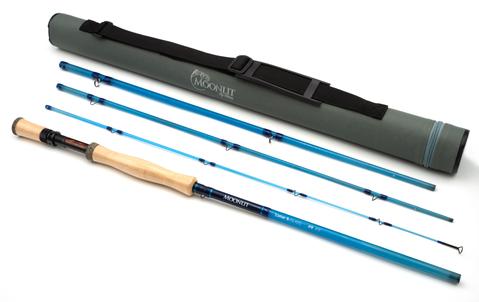 8wt Moonlit Lunar S-GLASS Fiberglass Fly Rod w/case (new model)