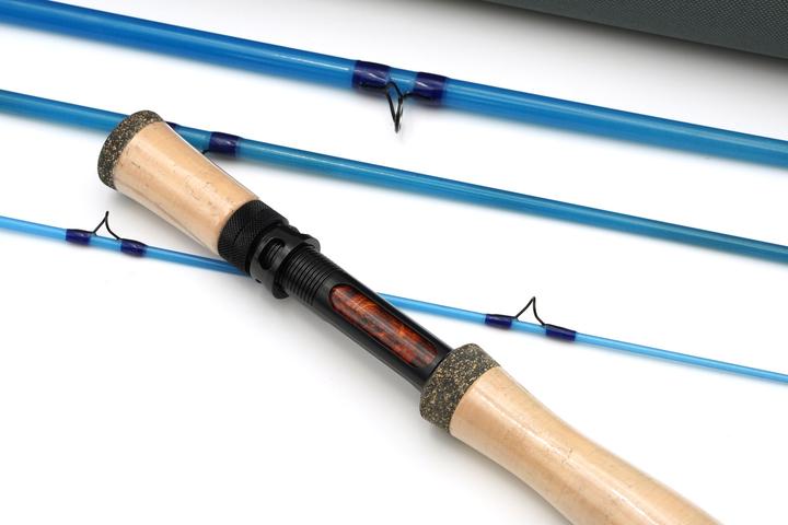 8wt Moonlit Lunar S-GLASS Fiberglass Fly Rod w/case (new model)