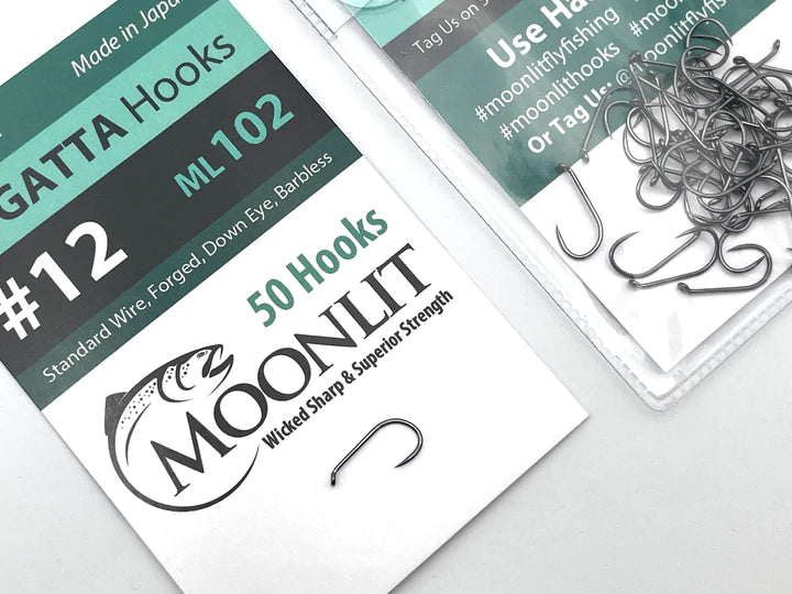 Moonlit TOGATTA ML102 Premium Barbless Hook (50 pack)