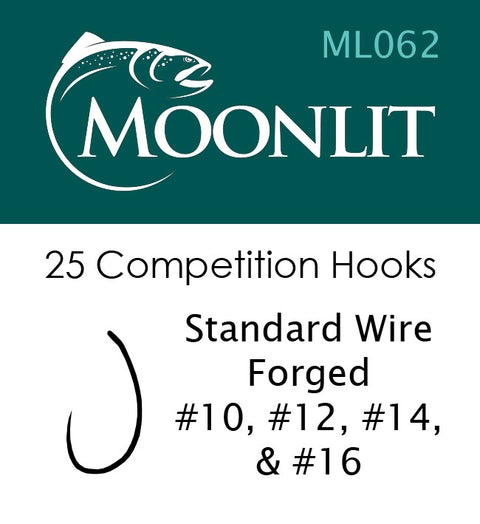 Moonlit ML062 Competition Barbless Hook (25 Hooks)