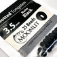 Slotted Tungsten Beads - 25 packs