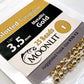 Slotted Tungsten Beads - 25 packs