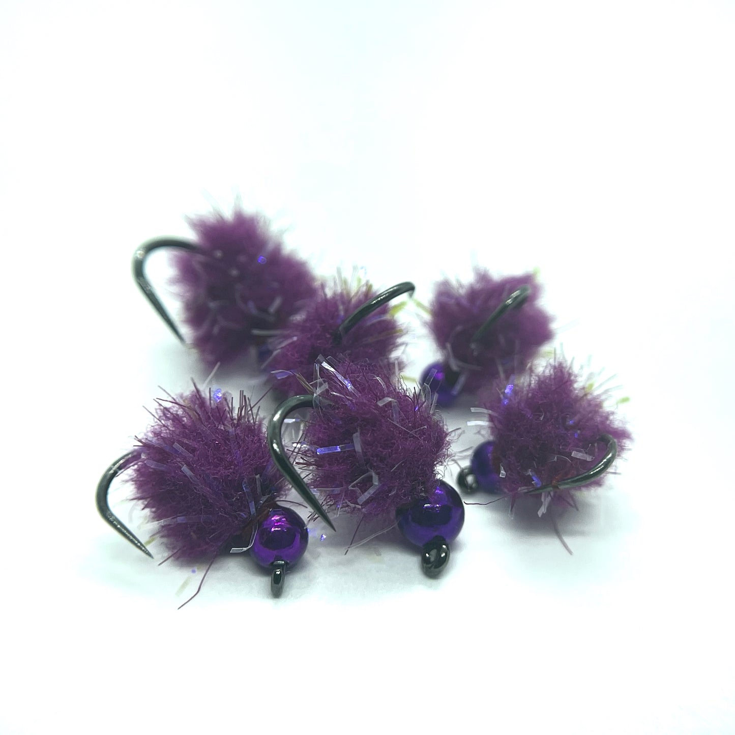 Lightning Drop - NOT's EggStatic Eggs - Fl. Grape Juice / Metallic Purple bead