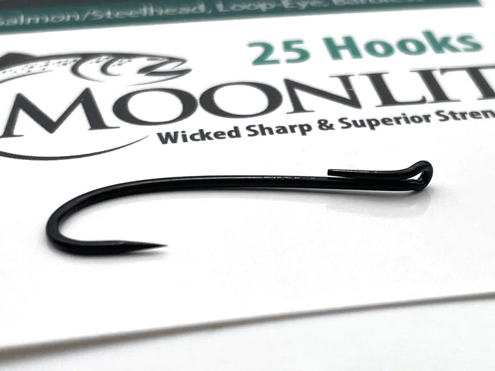 Moonlit TOGATTA ML831 Premium Barbless Salmon Hook (25 pack) – Not