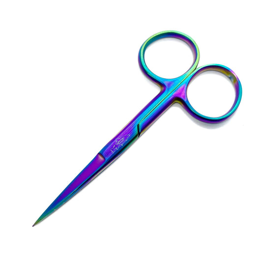 5" Titanium Coated Hair Scissors Straight